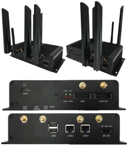 FleetPC-ARM-400 Car-PC (NXP iMX8M Quad-Core, Android 9, 2GB RAM/8GB NAND, Autostart-Controller, 9-36V Automotive Netzte