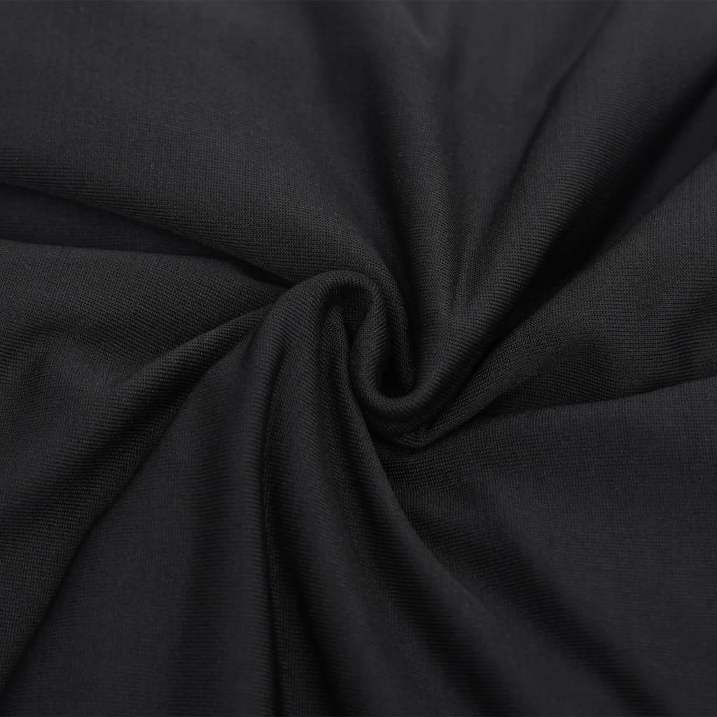 vidaXL Stretch-Sofahusse Schwarz Polyester-Jersey