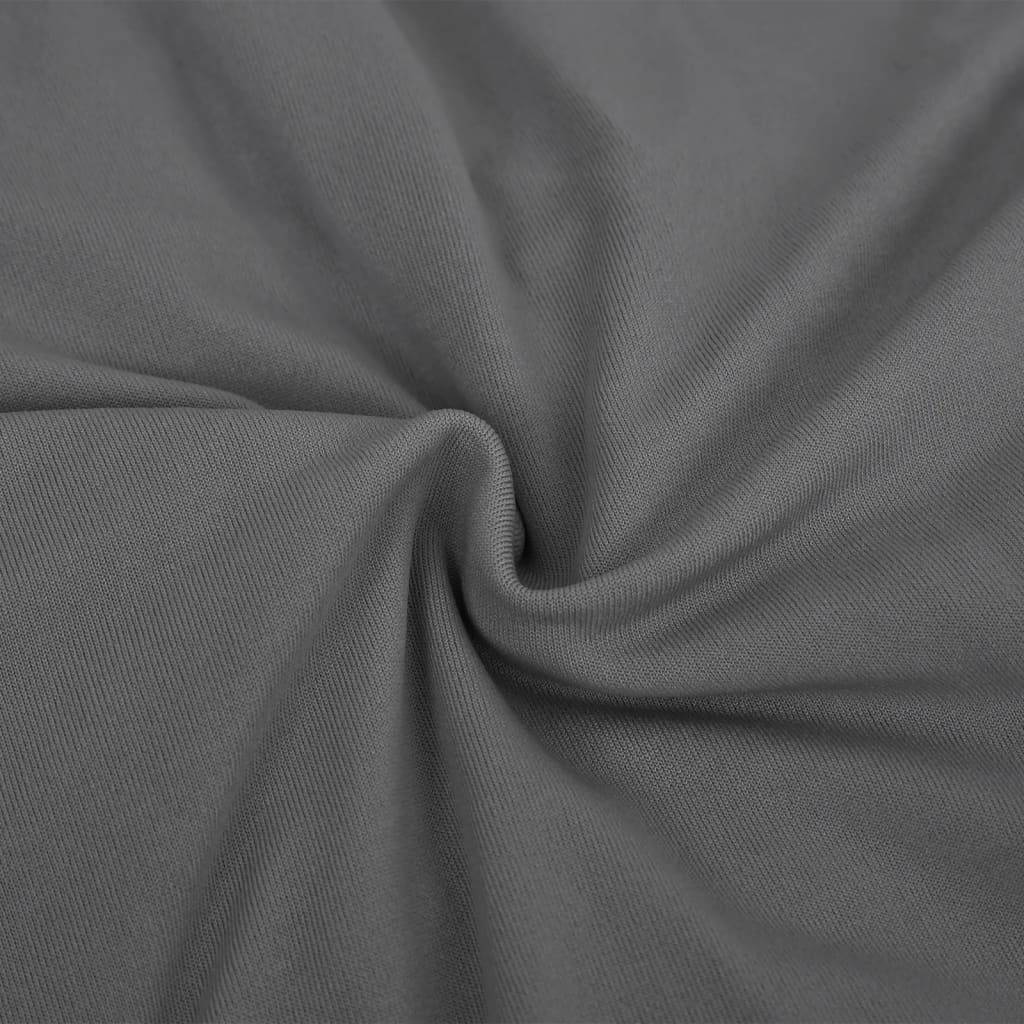 vidaXL Stretch-Sofahusse Anthrazit Polyester-Jersey