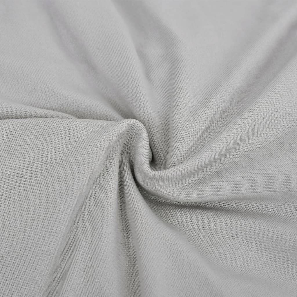 vidaXL Stretch-Sofahusse Grau Polyester-Jersey