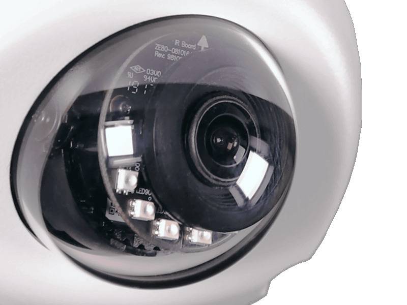 Pelco Pelco IWP236-1ERS, IP Dome Kamera, 1/2.8", 1920x1080, 30fps, 3-9mm, IR 30m, Audio, Alarm I/O 1/1, WDR 120dB, H.26