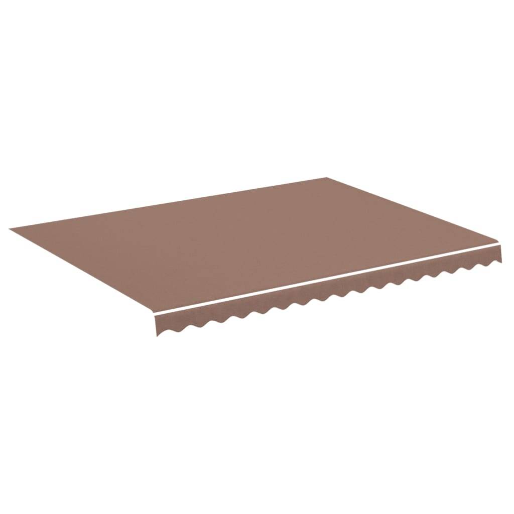 vidaXL Markisenbespannung Braun 4x3 m