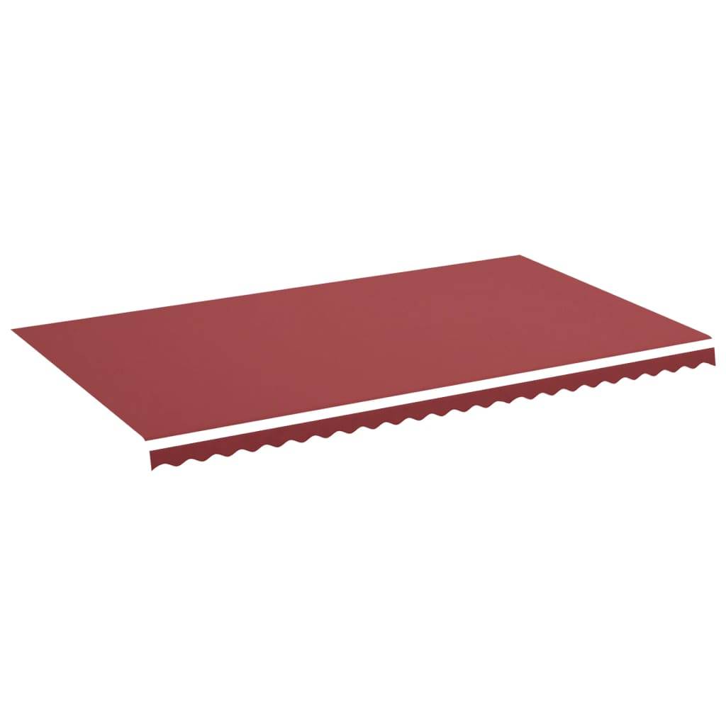 vidaXL Markisenbespannung Burgunderrot 6x3,5 m