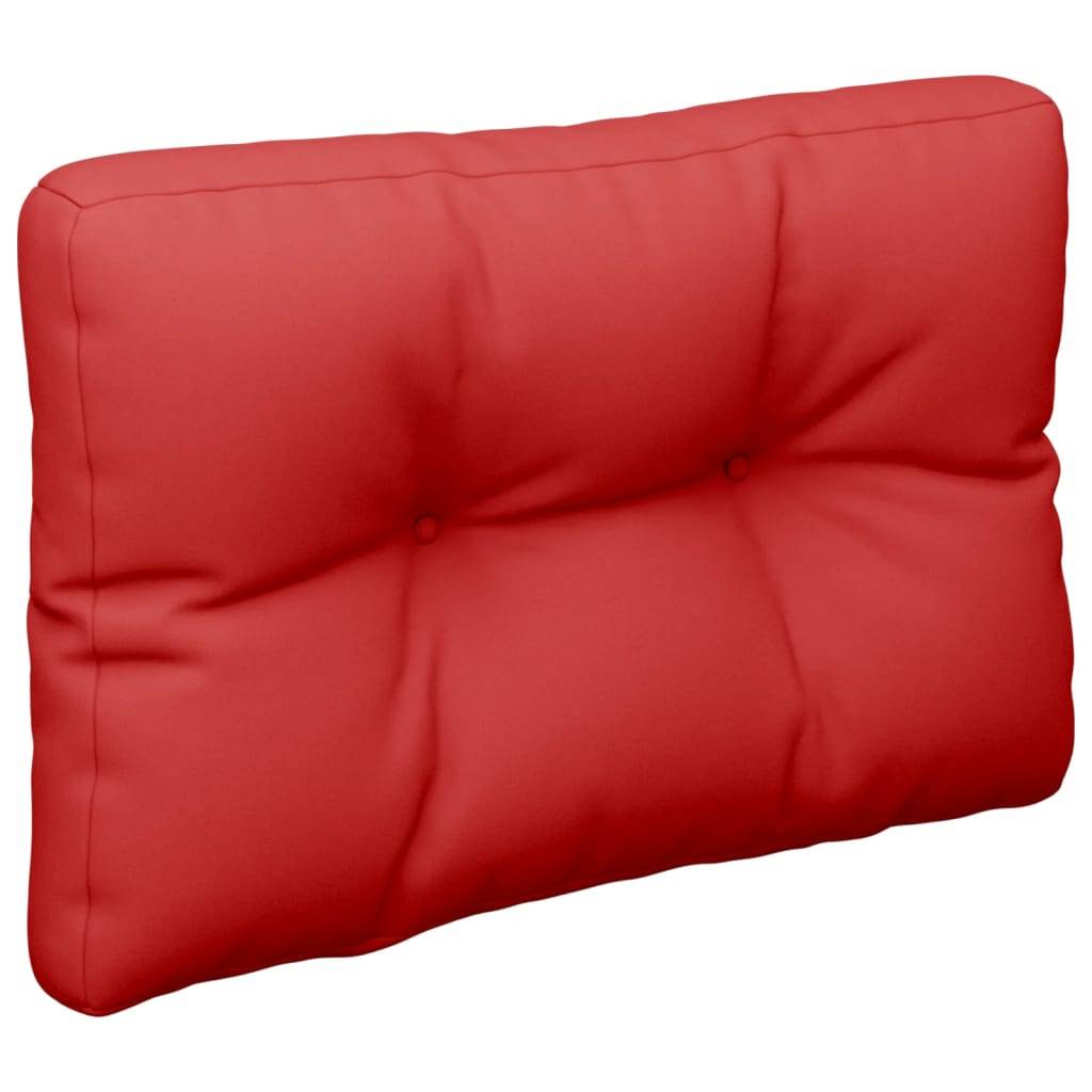 vidaXL Palettenkissen Rot 50x40x12 cm Stoff