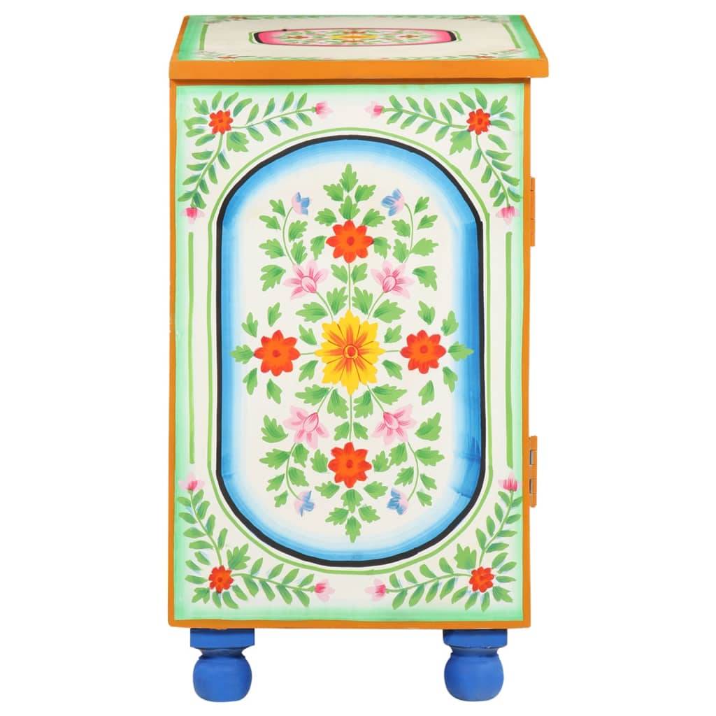 vidaXL Sideboard Handbemalt 70x35x60 cm Mango Massivholz