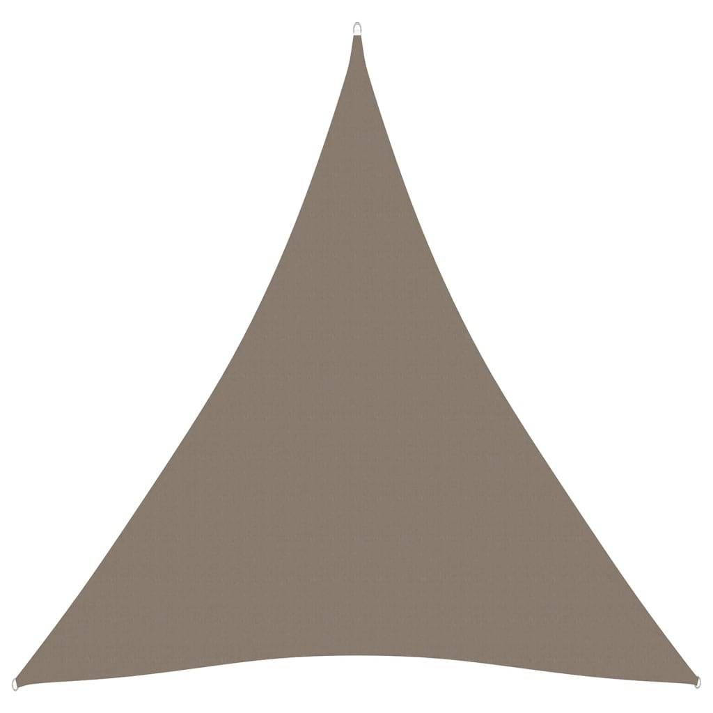 vidaXL Sonnensegel Oxford-Gewebe Dreieckig 3x3x3 m Taupe
