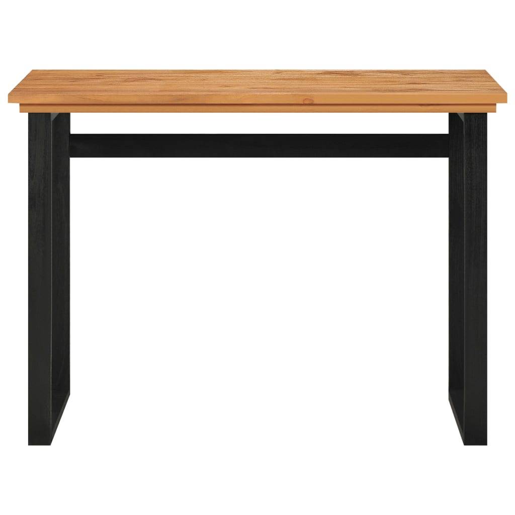 vidaXL Schreibtisch 100x45x75 cm Massivholz Teak