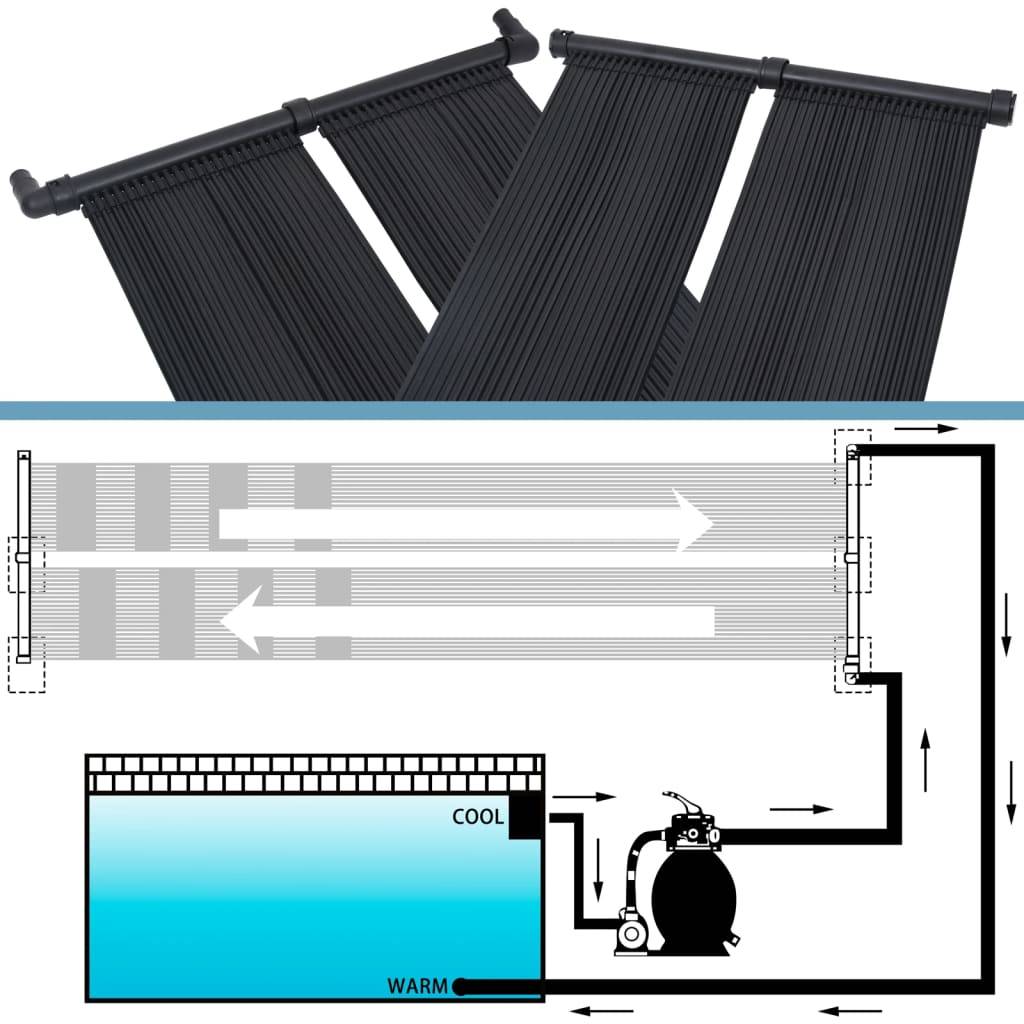 vidaXL Solar-Panel für Poolheizung 6 Stk. 80x310 cm