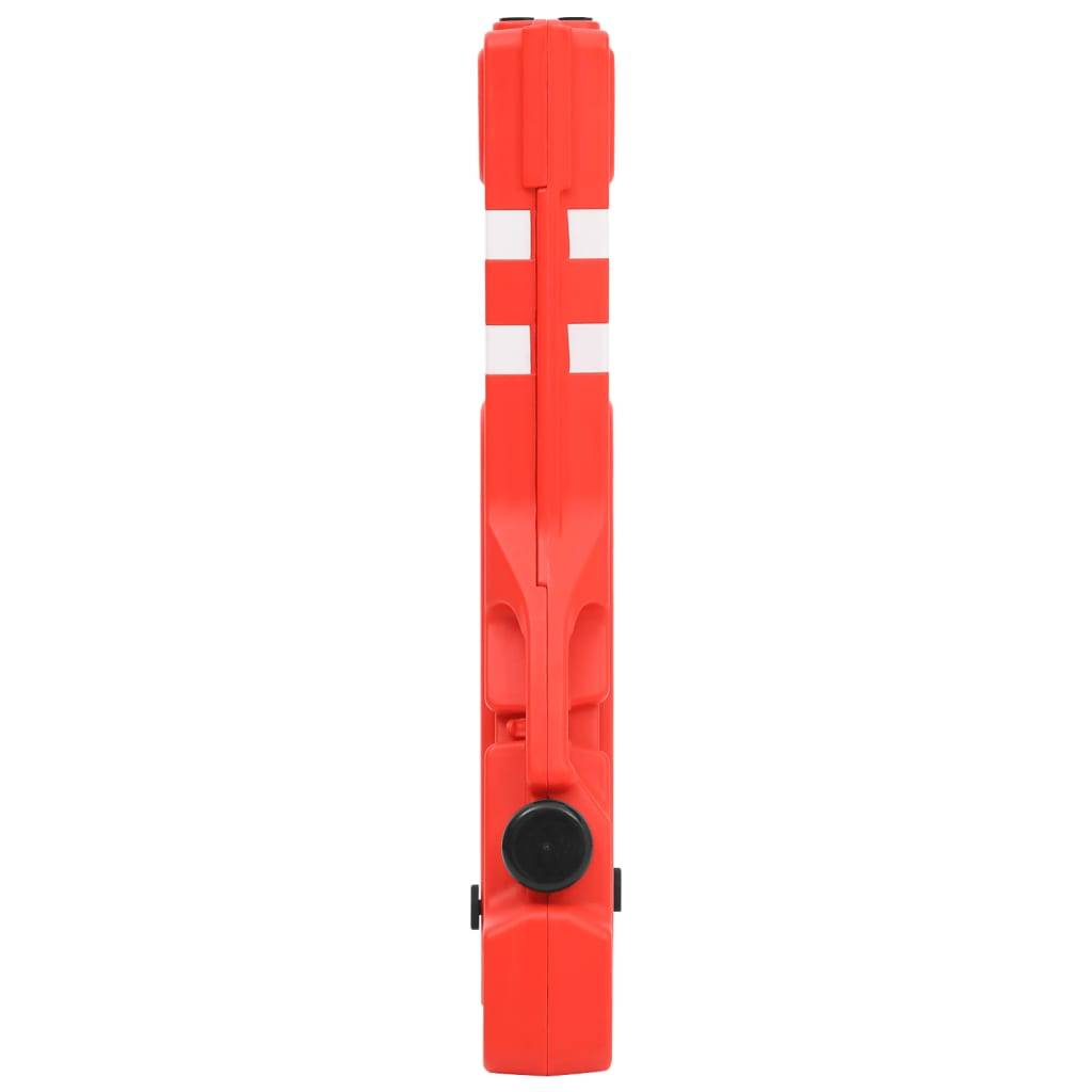 vidaXL Absperrgitter Faltbar Rot 210x50x105 cm