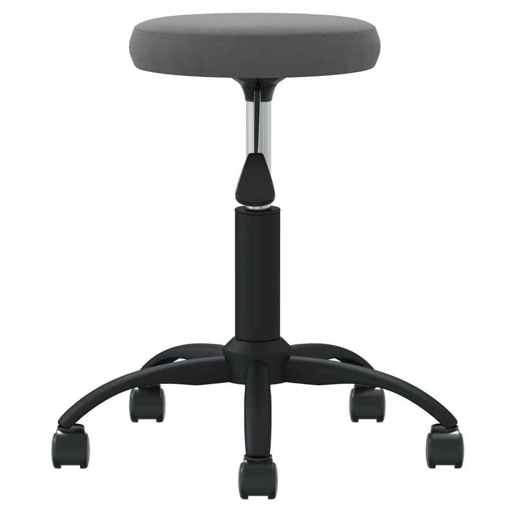 vidaXL Esszimmerstuhl Dunkelgrau Samt