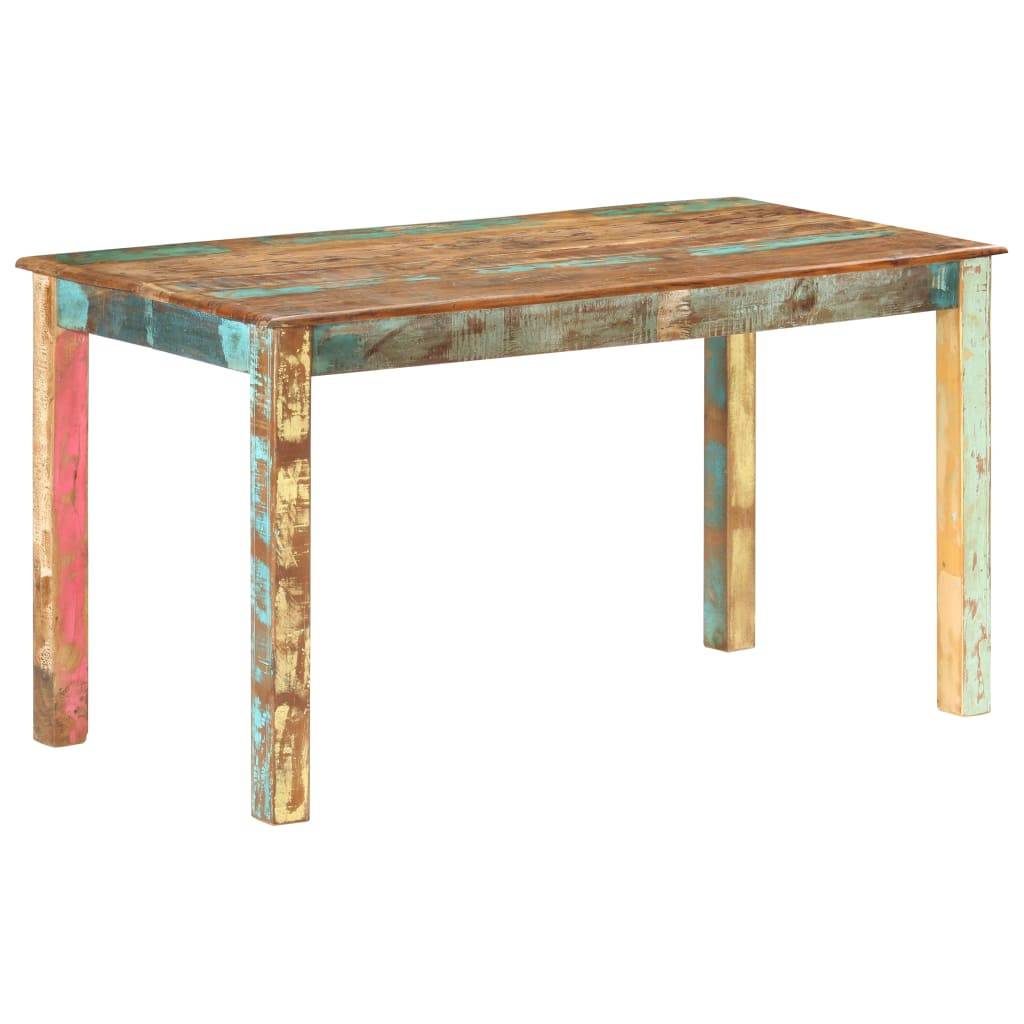vidaXL Esstisch Altholz Massiv 140x70x76 cm