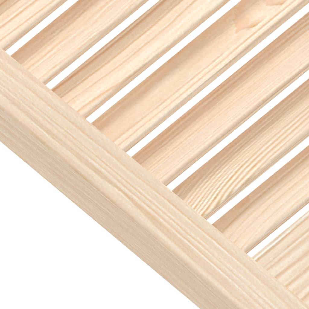 vidaXL Schranktür Lamellen-Design 99,3x59,4 cm Massivholz Kiefer