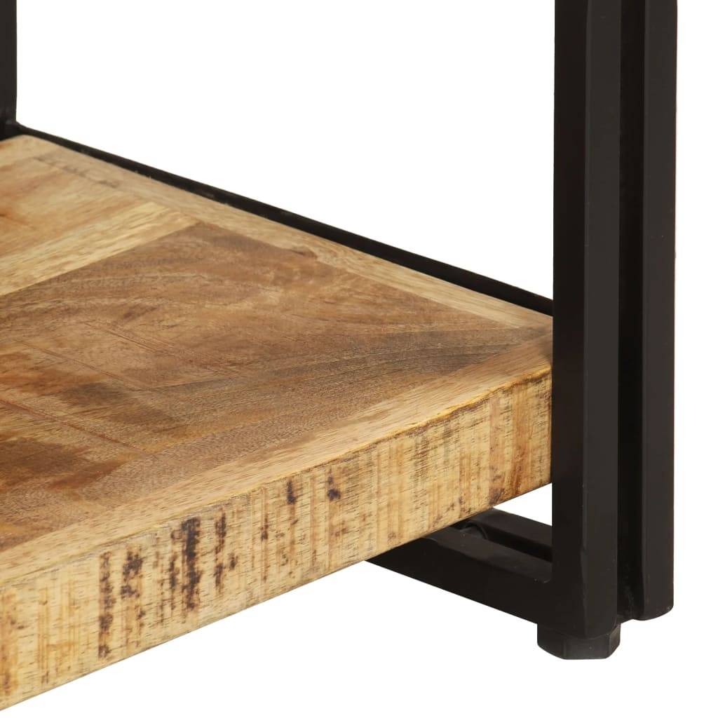 vidaXL Bücherregal 3 Fächer 140x30x80 cm Mango Massivholz