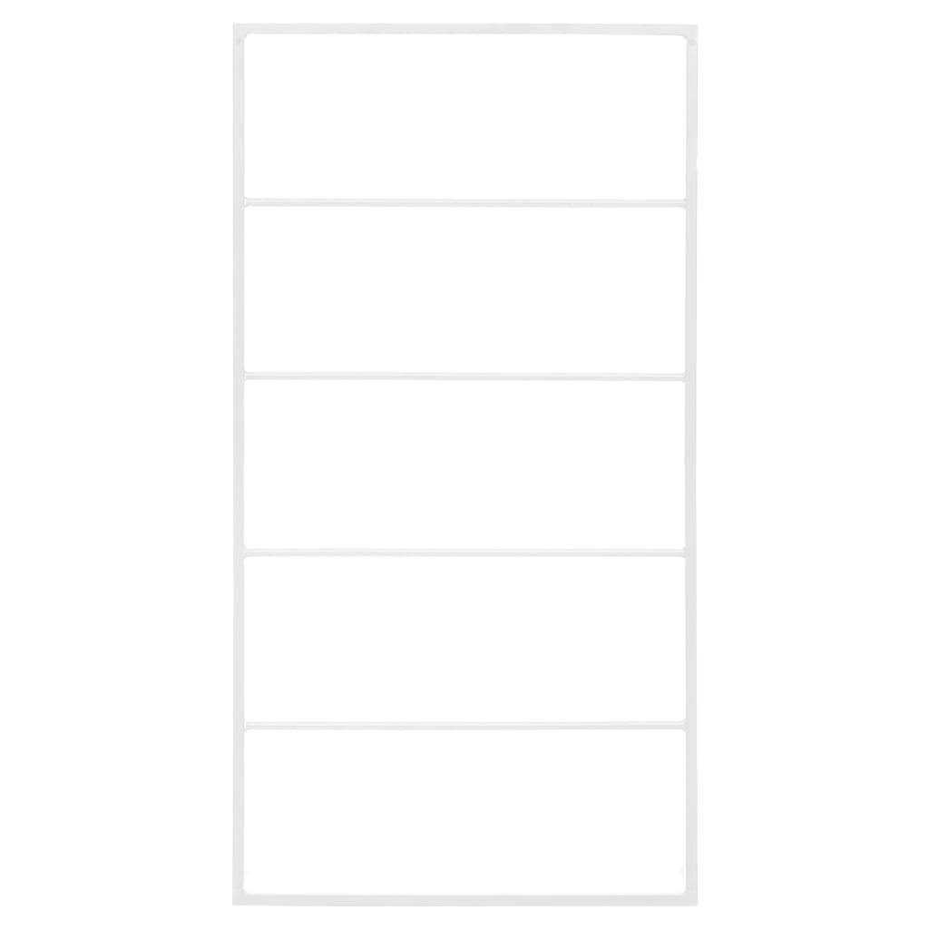 vidaXL Handtuchständer Weiß 60x10x116 cm Stahl