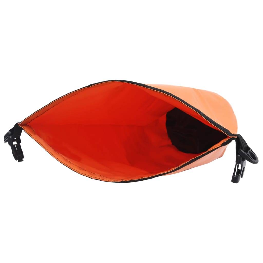vidaXL Trockensack mit Reißverschluss Orange 30 L PVC