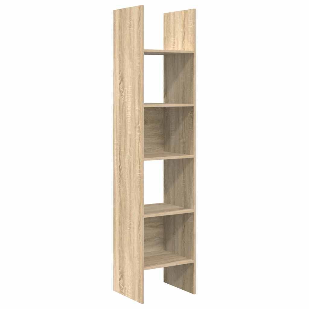 vidaXL Bücherregal Sonoma-Eiche 40x35x180 cm Holzwerkstoff