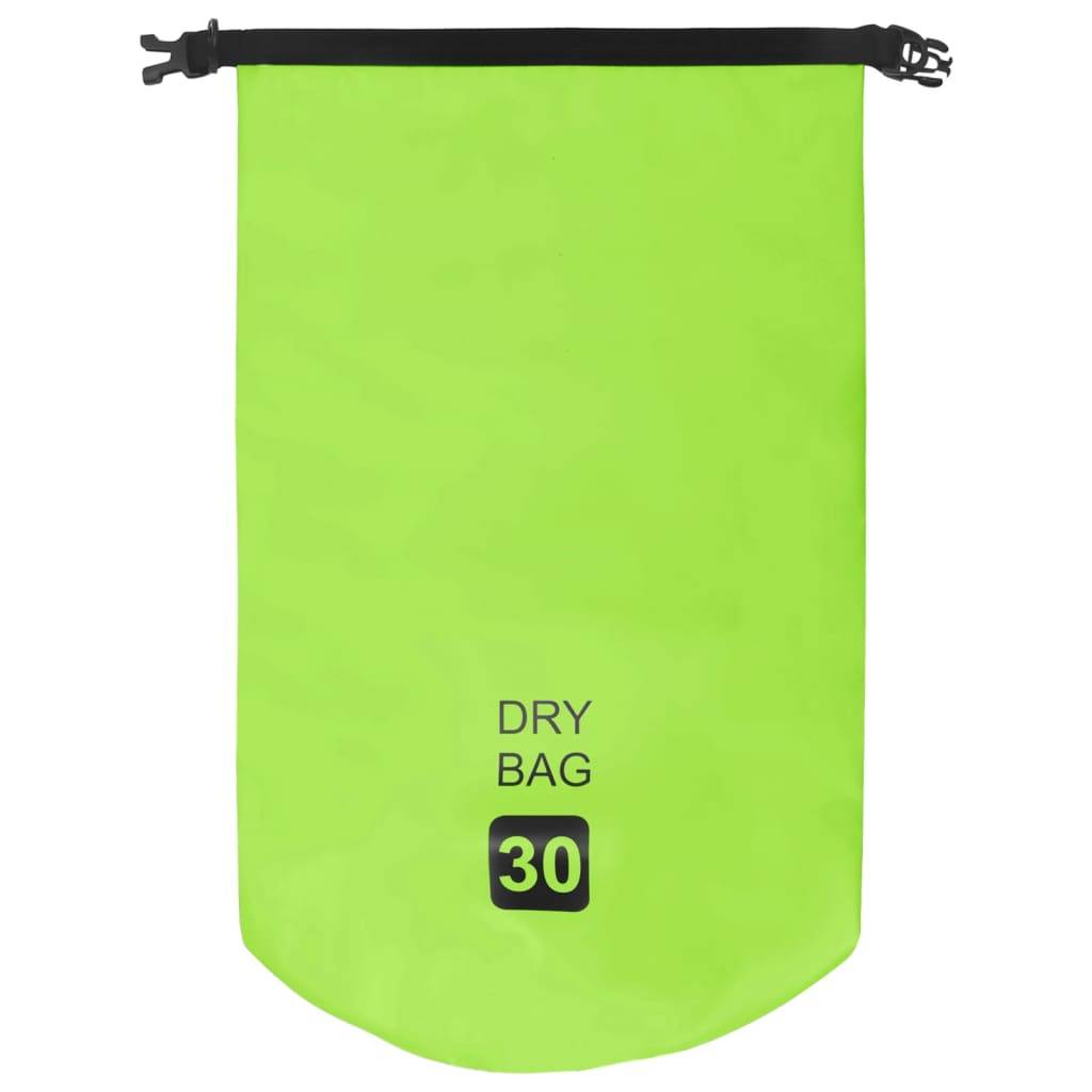 vidaXL Trockensack Grün 30 L PVC