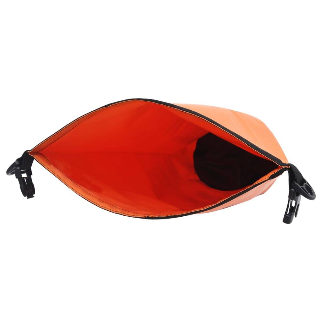vidaXL Trockensack mit Reißverschluss Orange 20 L PVC