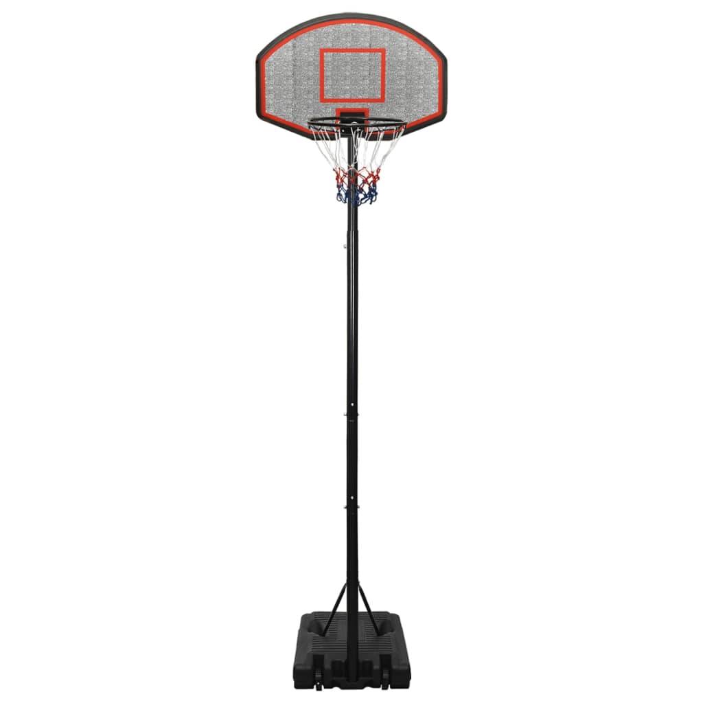 vidaXL Basketballständer Schwarz 282-352 cm Polyethylen