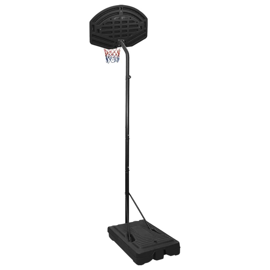 vidaXL Basketballständer Schwarz 282-352 cm Polyethylen