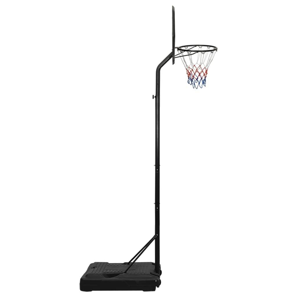 vidaXL Basketballständer Schwarz 282-352 cm Polyethylen