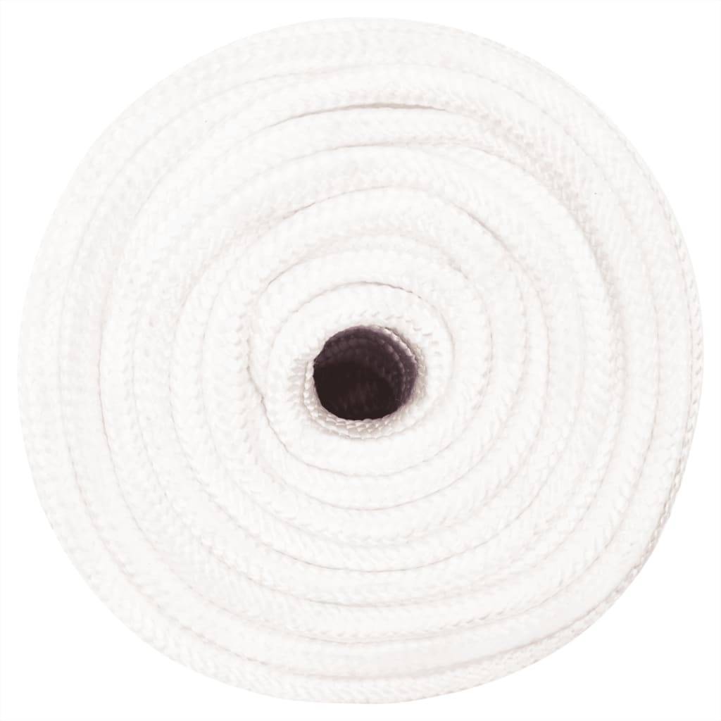 vidaXL Bootsseil Weiß 12 mm 250 m Polypropylen