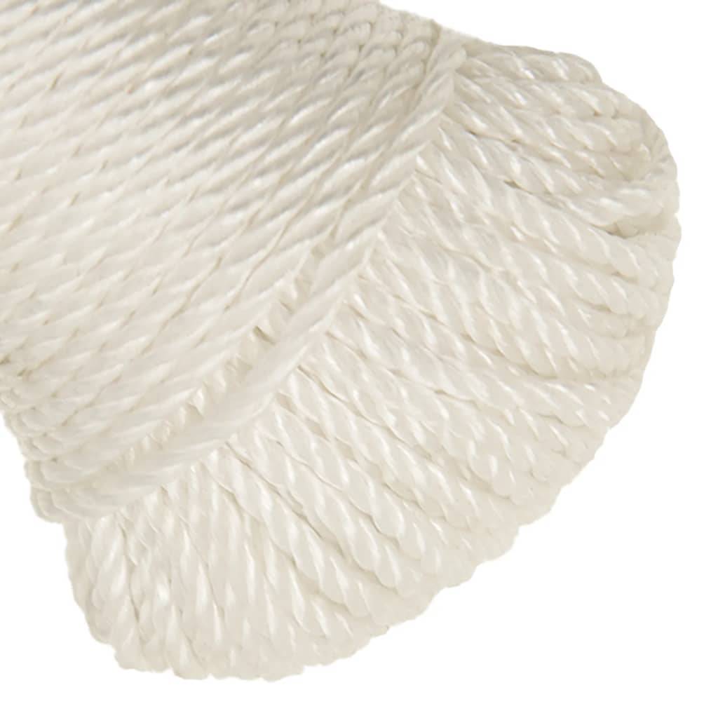 vidaXL Arbeitsseil Weiß 3 mm 500 m Polypropylen