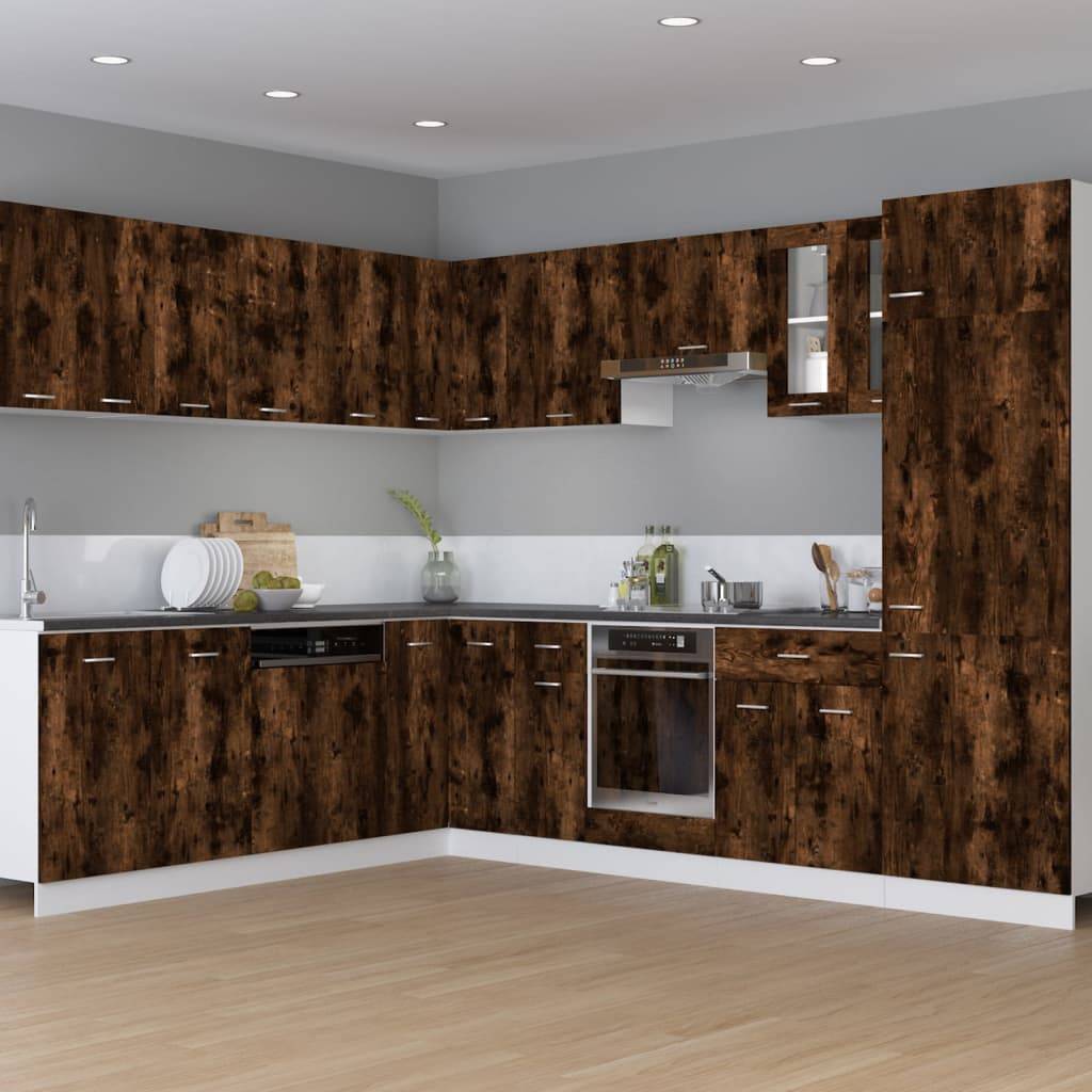 vidaXL Hängeschrank Lyon Räuchereiche 29,5x31x60 cm Holzwerkstoff
