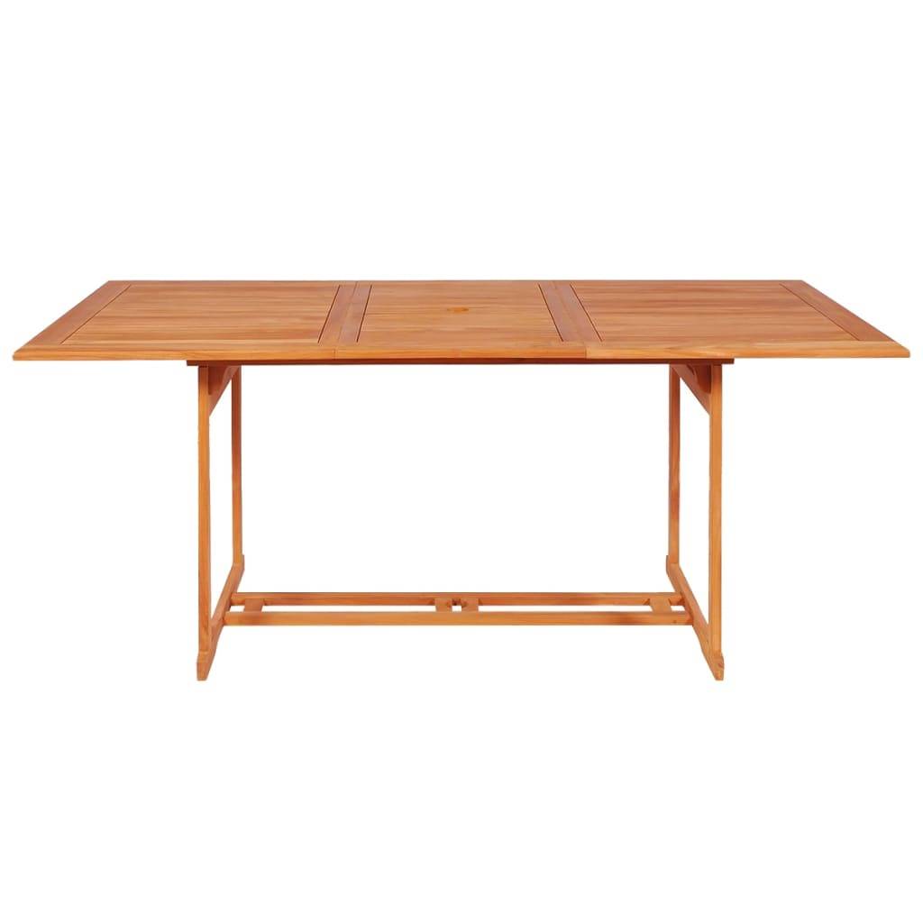 vidaXL 9-tlg. Garten-Essgruppe mit Kissen Massivholz Teak