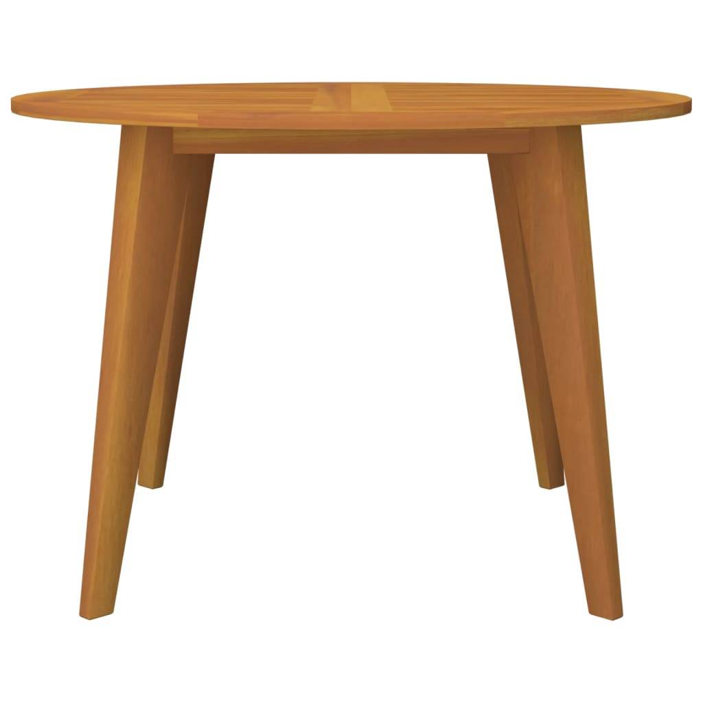 vidaXL Gartentisch Ø110x75 cm Massivholz Akazie