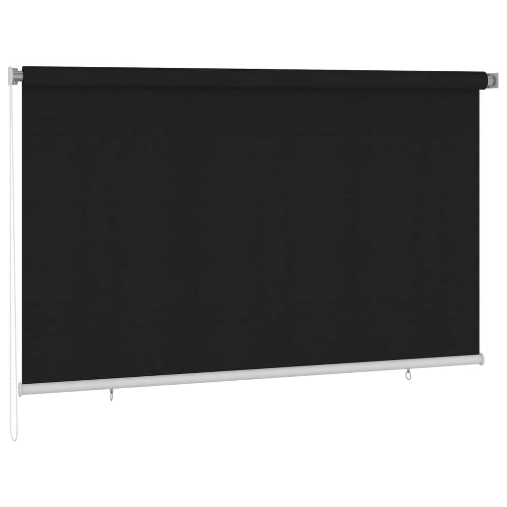 vidaXL Außenrollo 240x140 cm Schwarz