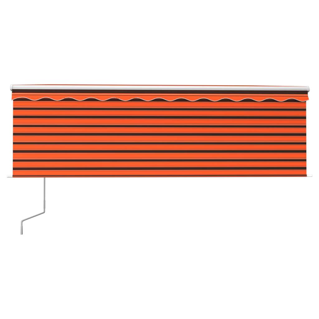 vidaXL Markise Automatisch mit Rollo LED Windsensor 4,5x3m