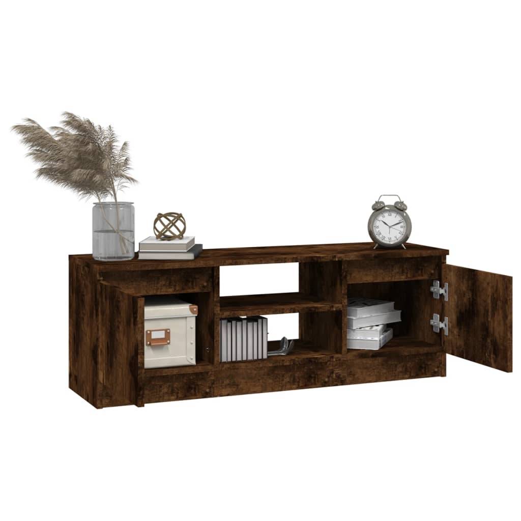 vidaXL TV-Schrank mit Tür Räuchereiche 102x30x36 cm