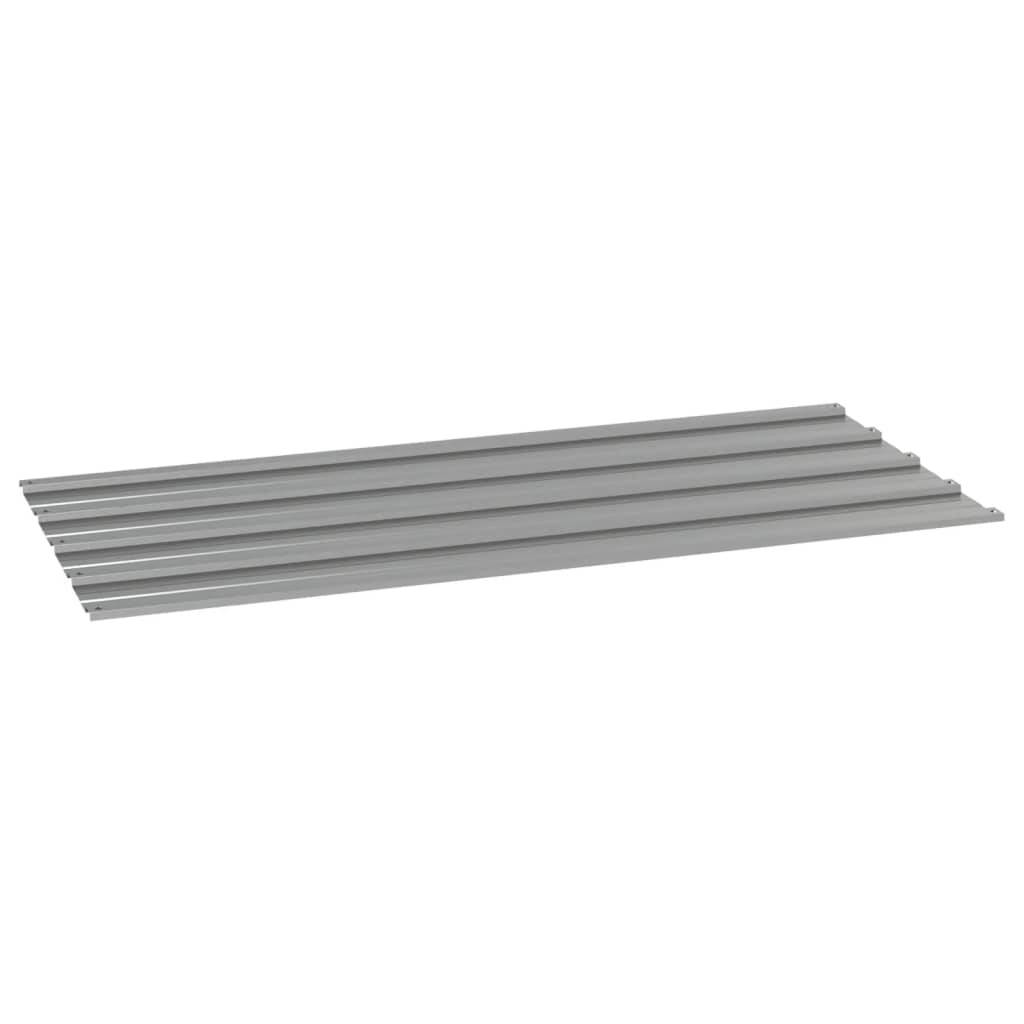 vidaXL Dachplatten 12 Stk. Rostig 100x44 cm Cortenstahl