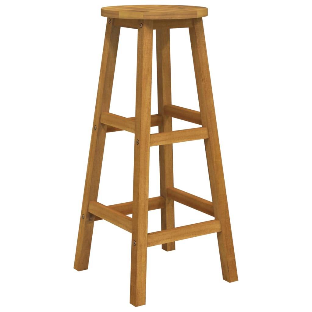 vidaXL 3-tlg. Bar-Set Massivholz Akazie
