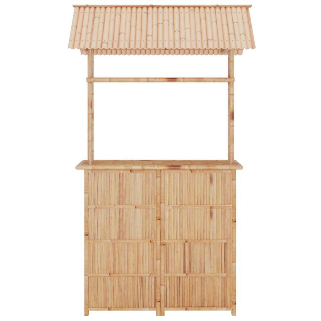 vidaXL 3-tlg. Bar-Set Bambus