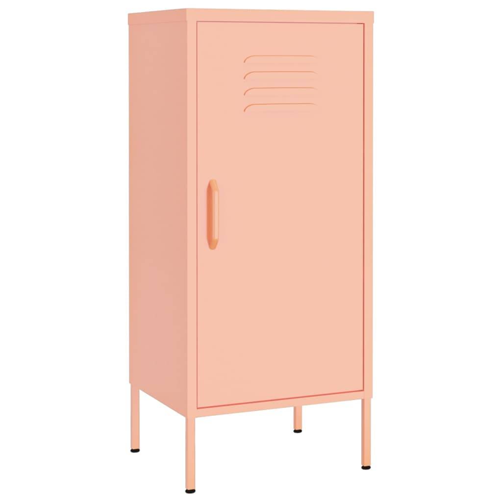 vidaXL Lagerschrank Rosa 42,5x35x101,5 cm Stahl