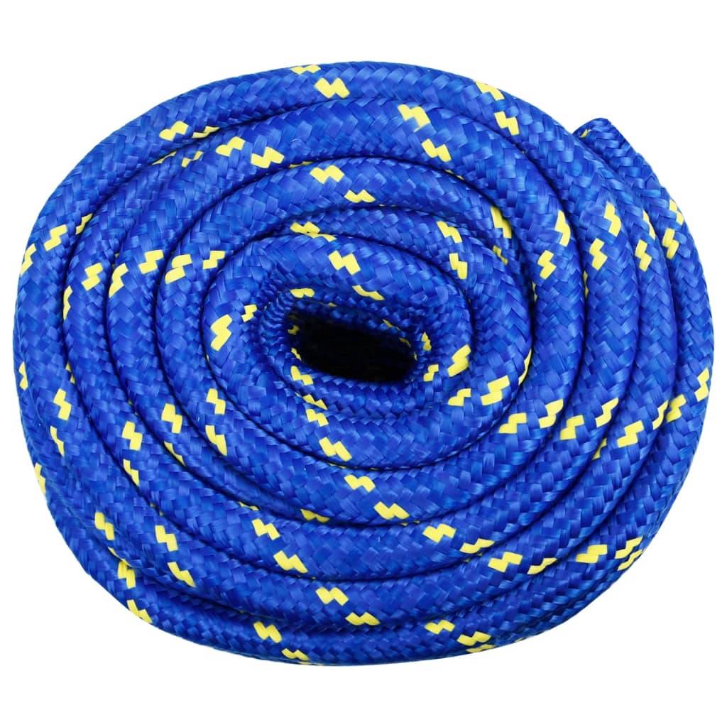 vidaXL Bootsseil Blau 20 mm 25 m Polypropylen