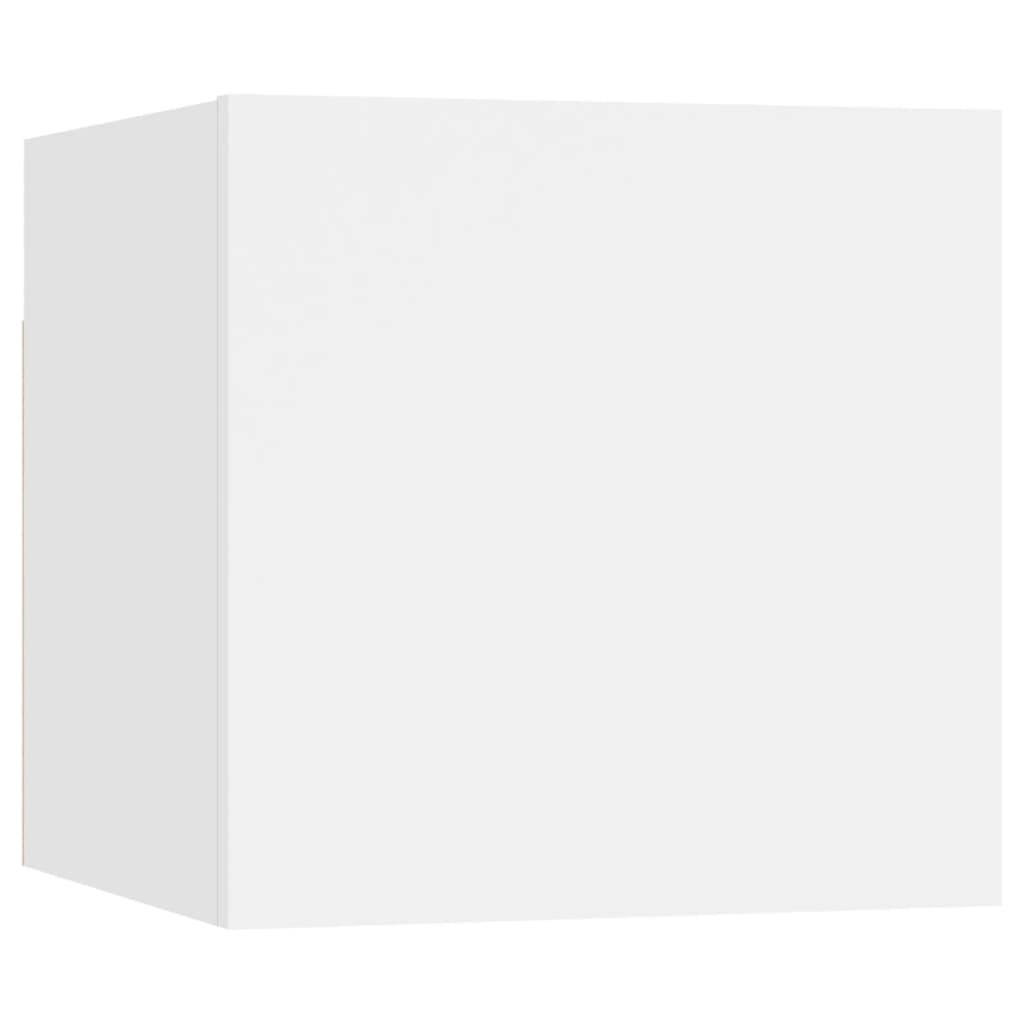 vidaXL 5-tlg. TV-Schrank-Set Weiß Holzwerkstoff