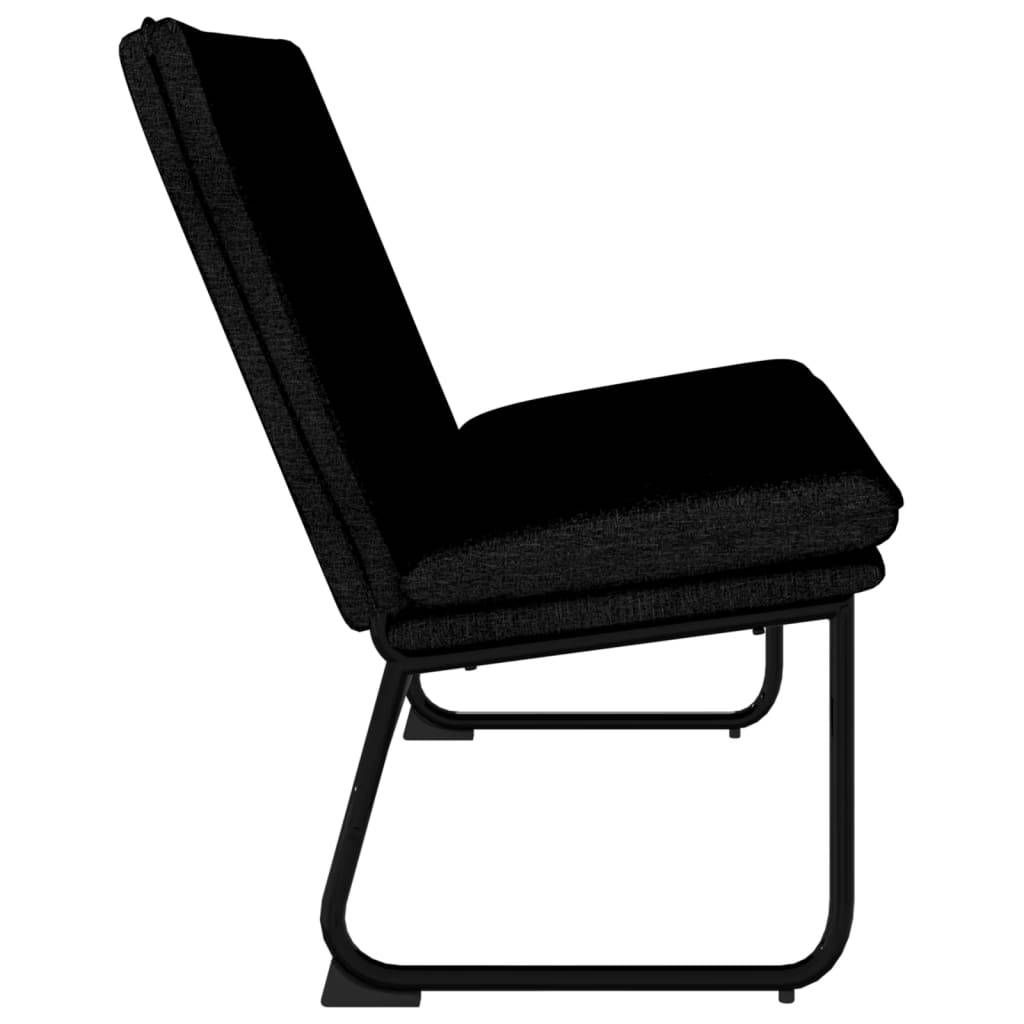 vidaXL Sitzbank Schwarz 100x75x76 cm Stoff