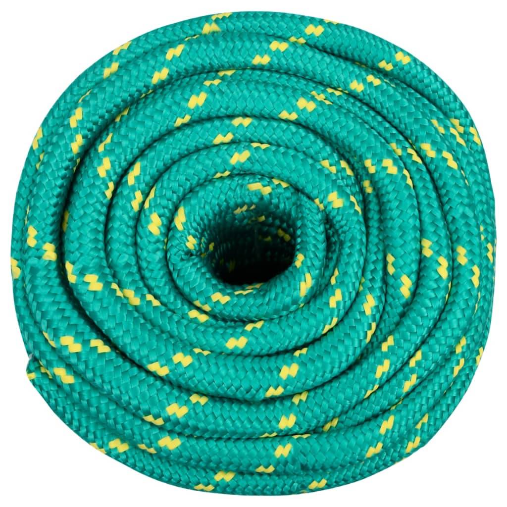 vidaXL Bootsseil Grün 16 mm 250 m Polypropylen
