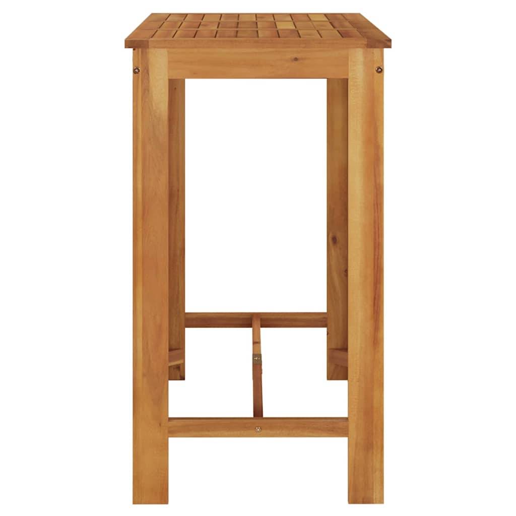 vidaXL Garten-Bartisch 120x60x105 cm Massivholz Akazie