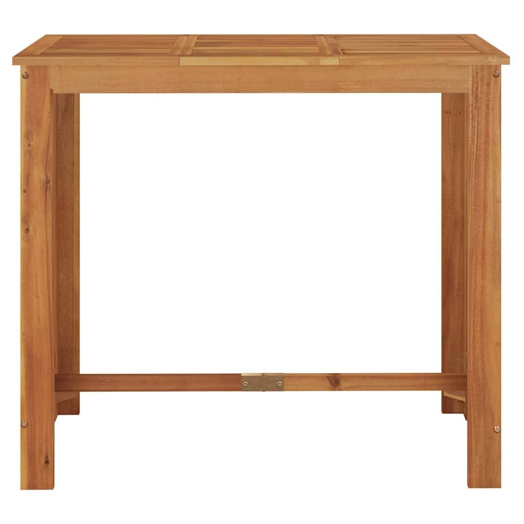 vidaXL Garten-Bartisch 120x60x105 cm Massivholz Akazie