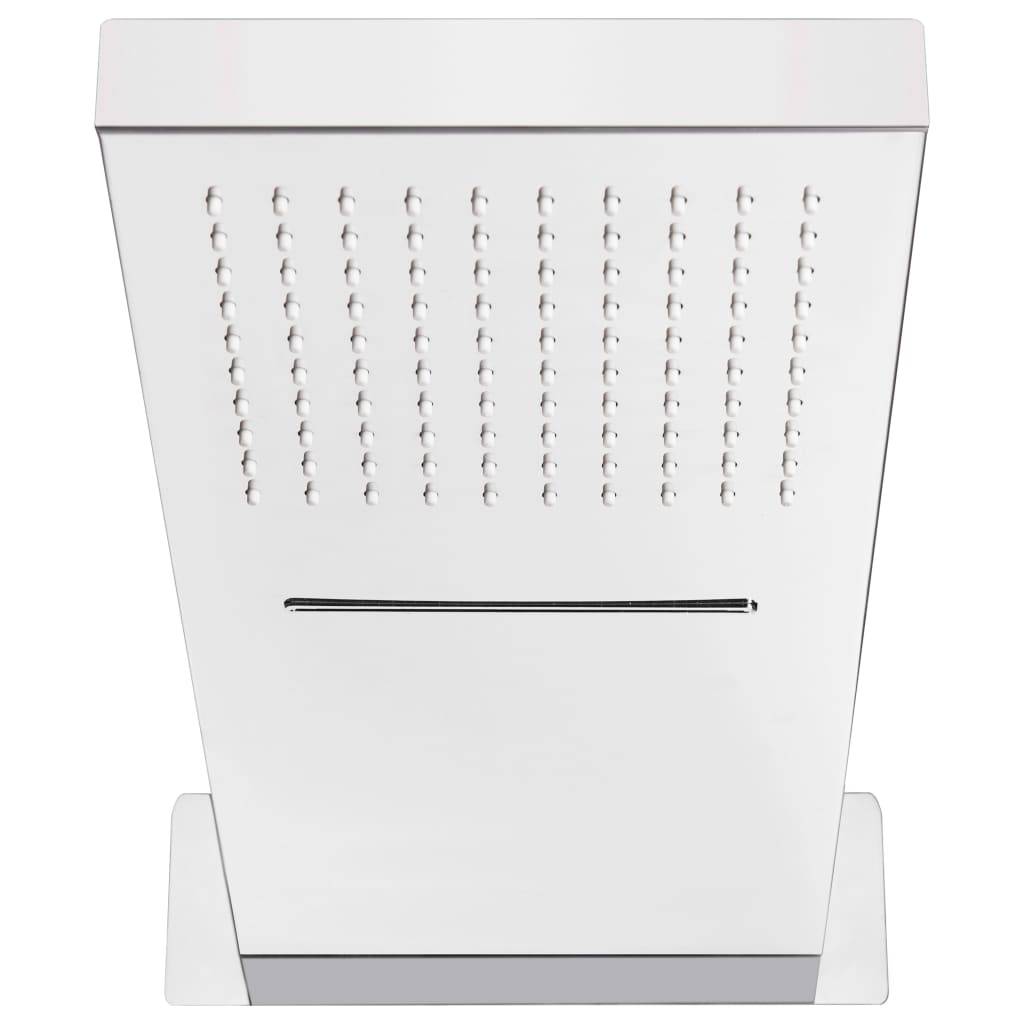 vidaXL Wand-Duschkopf Edelstahl 201 Silbern