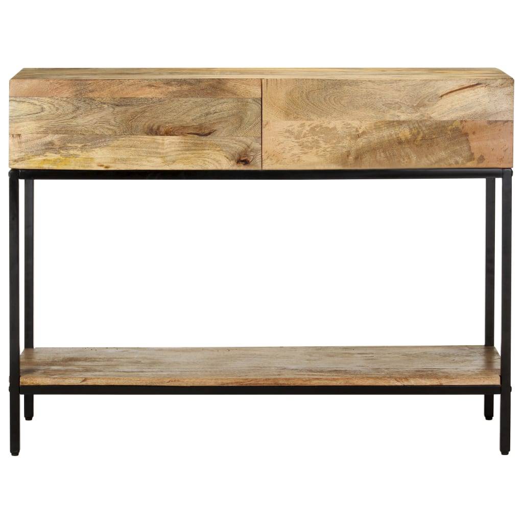 vidaXL Konsolentisch 100x35x76 cm Mango Massivholz