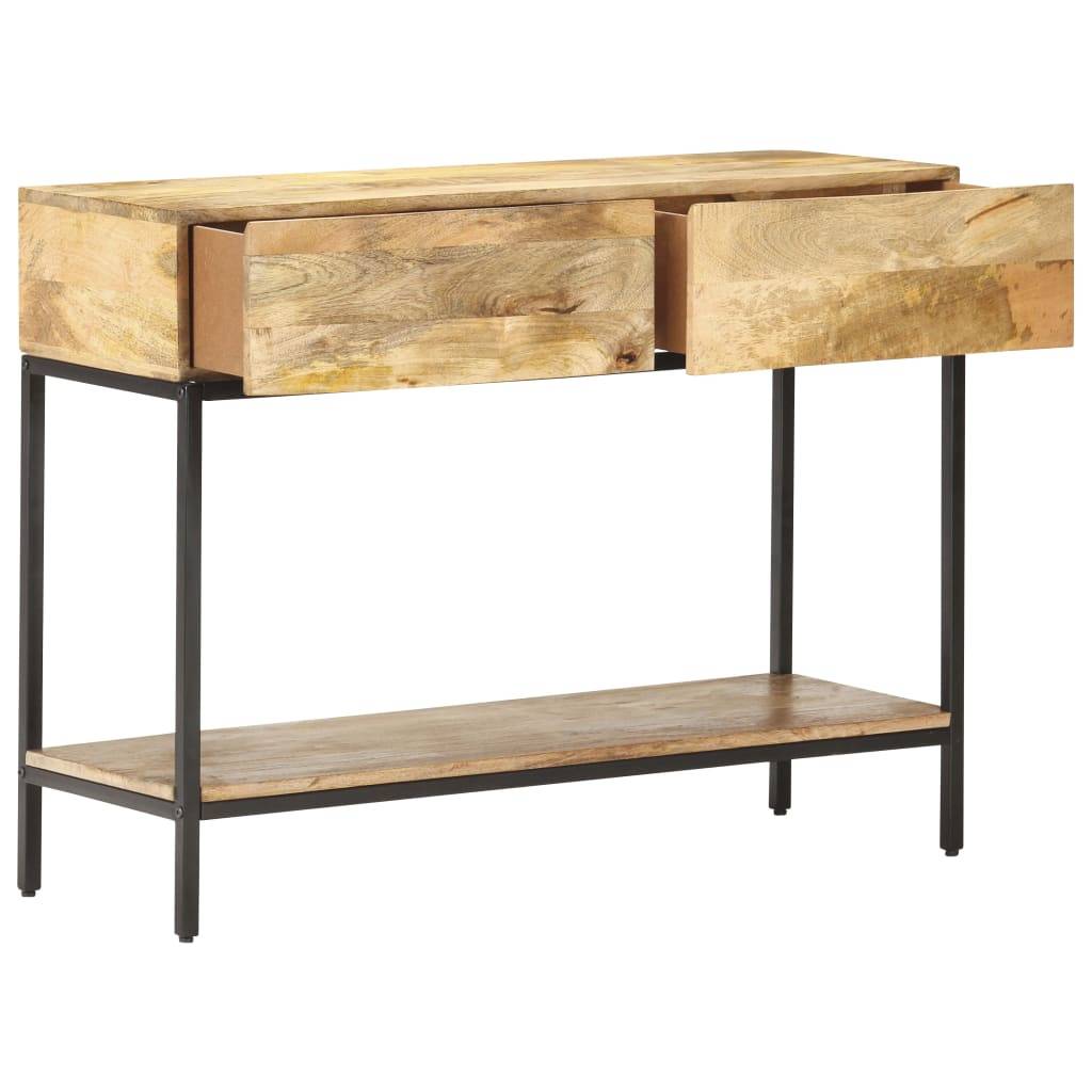 vidaXL Konsolentisch 100x35x76 cm Mango Massivholz