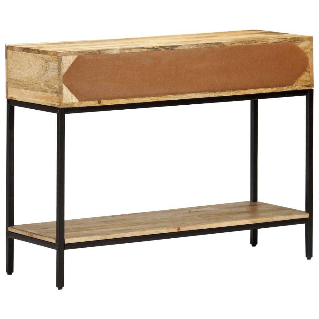 vidaXL Konsolentisch 100x35x76 cm Mango Massivholz