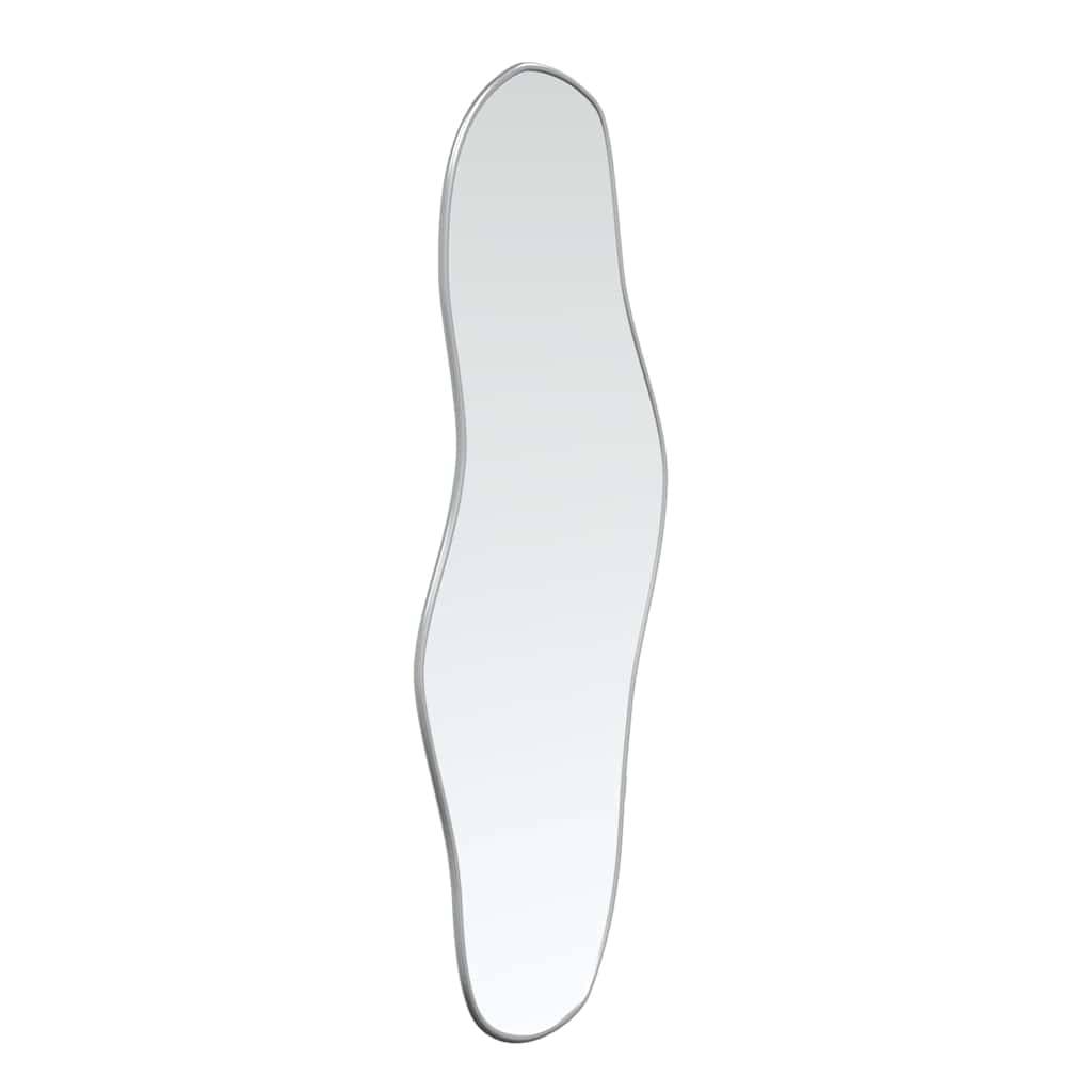 vidaXL Wandspiegel Silbern 80x35 cm