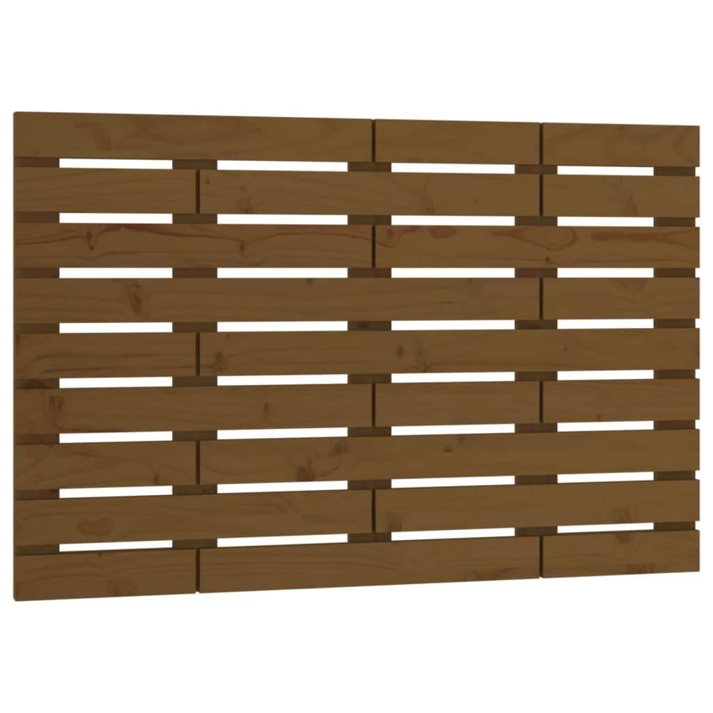 vidaXL Wand-Kopfteil Honigbraun 81x3x63 cm Massivholz Kiefer