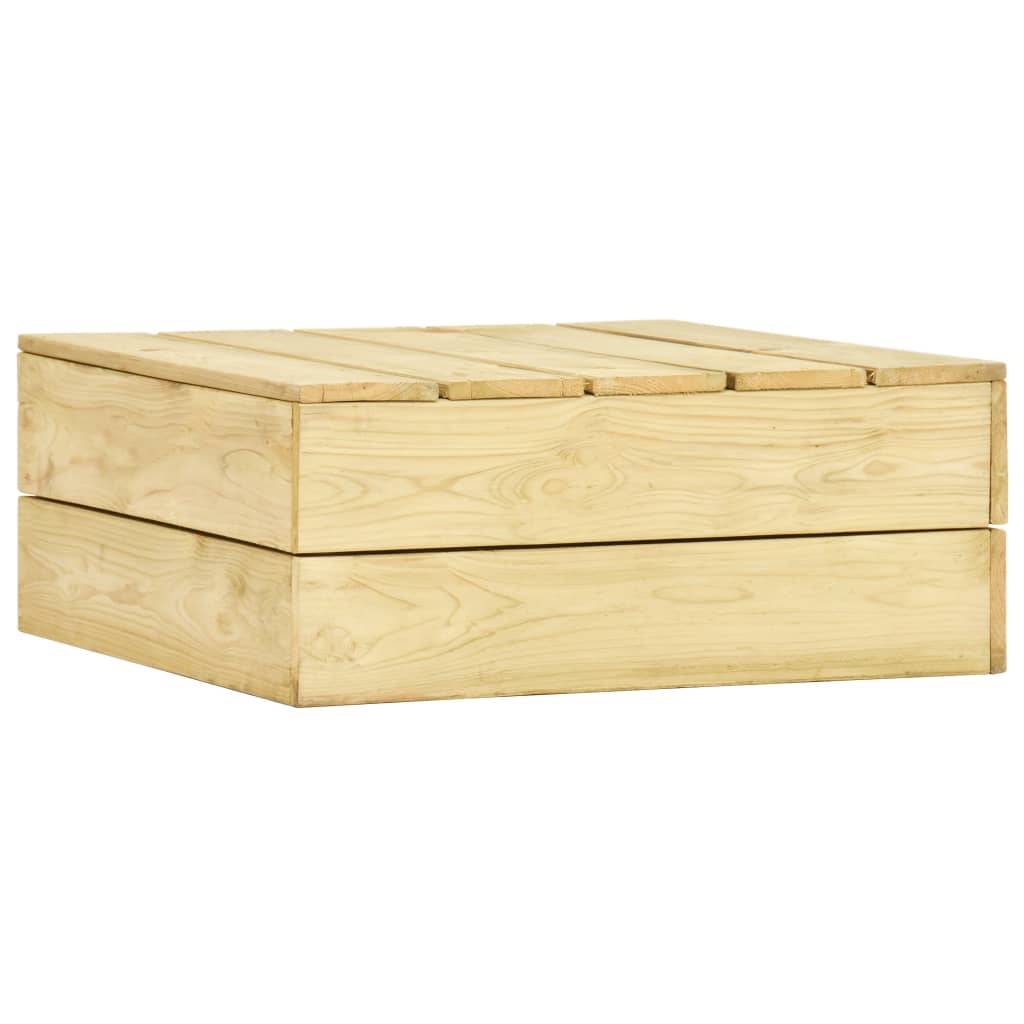 vidaXL 2-tlg. Garten-Lounge-Set mit Kissen Kiefernholz Imprägniert